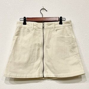AE High Rise A-line Mini Corduroy Skirt